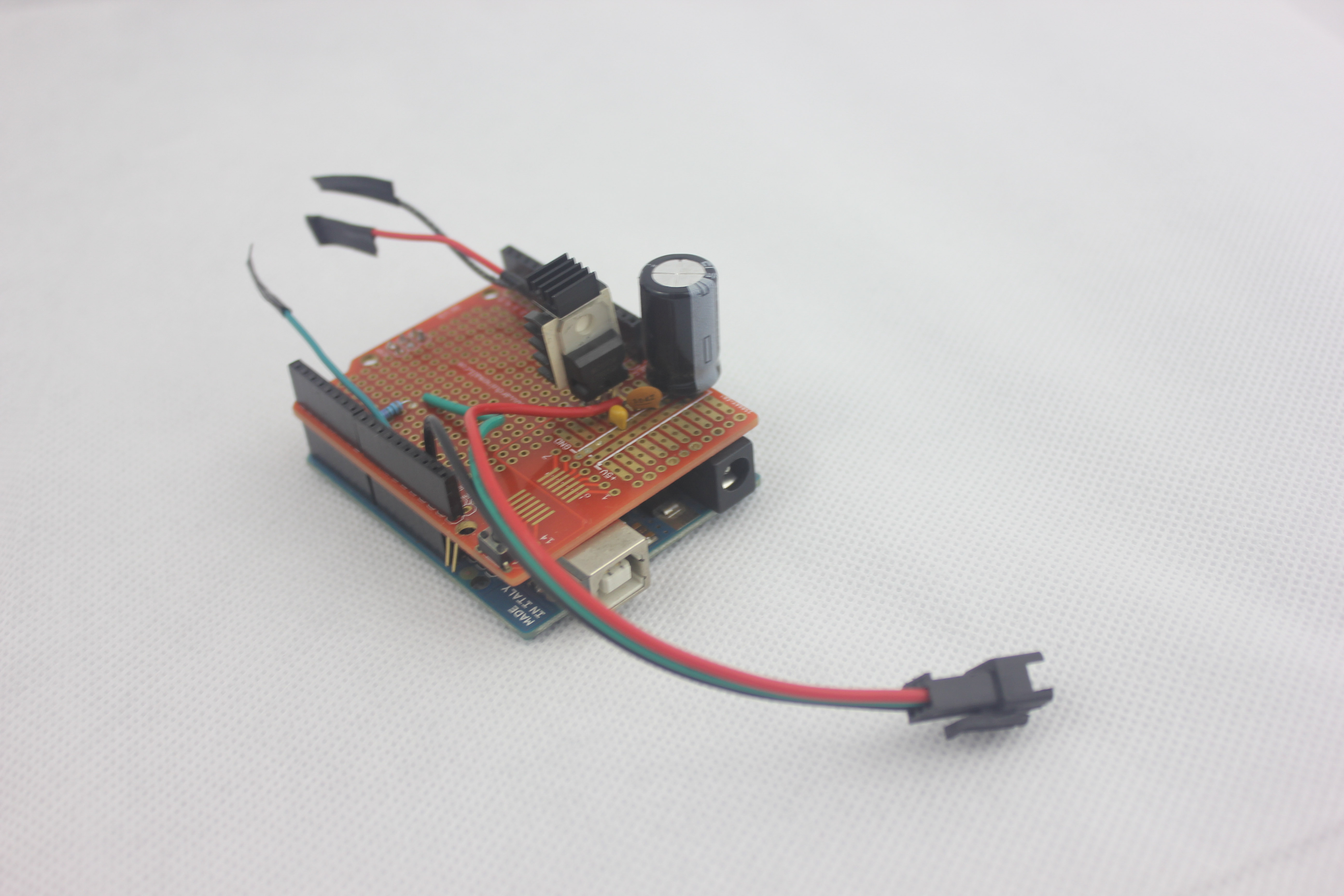 LED strip shield